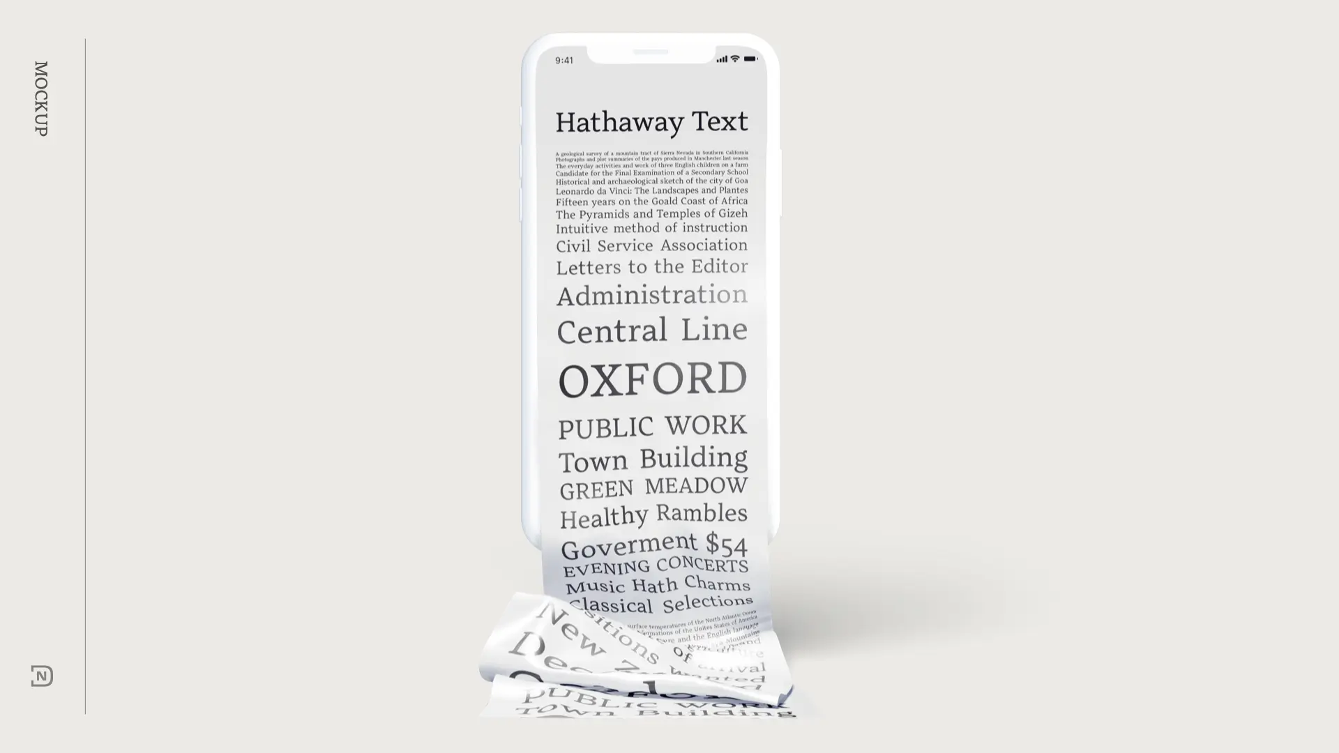 Hathaway Text specimen 10