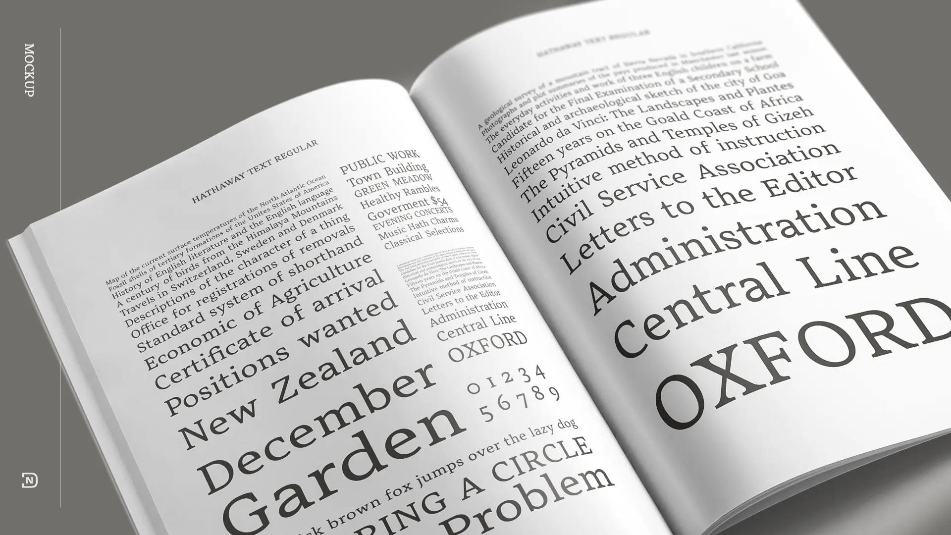 Hathaway Text specimen 11